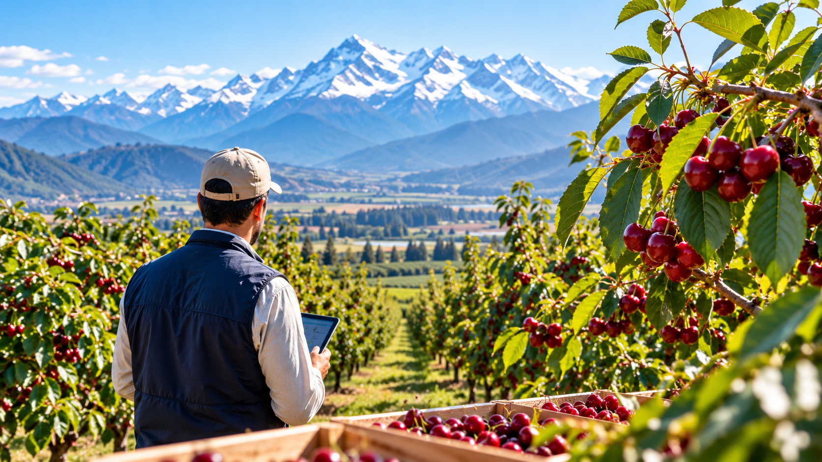 Productores de fruta en Chile